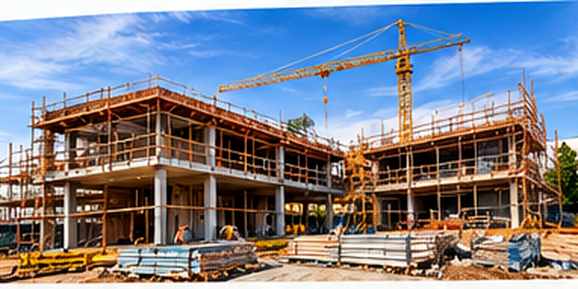 Construction project in progress